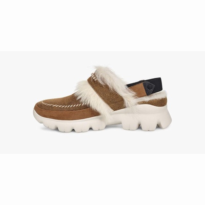 Tenis UGG Fluff Punk Mulher Marrom | PT-XJQWY